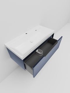 Тумба под раковину La Fenice Simpla FNC-01-SIM-BG-100 Синяя матовая 100 см